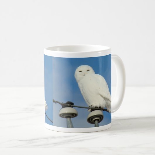 B50 Snowy Owl Koffiemok (Voorkant rechts)