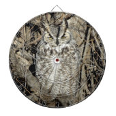 B51 Great Horned Owl Dartbord (Voorkant)