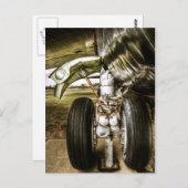 B52 Bomber-landinggestel Briefkaart (Voorkant / Achterkant)