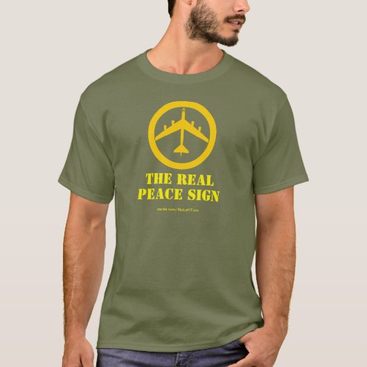 B52 The Real Peace Sign T-Shirt (Voorkant)