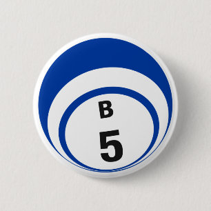B5 Bingo Ball-knop Ronde Button 5,7 Cm