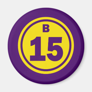B-15 BINGO BAL MAGNEET