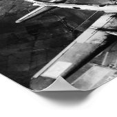 B-17 Bomber Over Duitsland - 1943 Poster (Hoek)