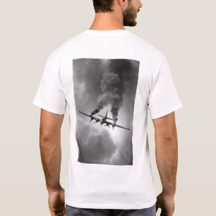 B-17 bommenwerper in Steep Dive Aviation Enthusi T-shirt