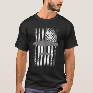 B-17 Flying Fortress bommenwerper WWII Amerikaanse T-shirt