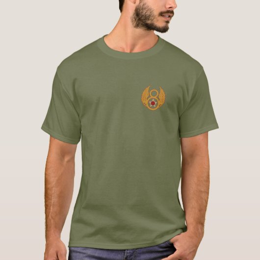 B 17 Flying Fortress Green T Shirt (Voorkant)