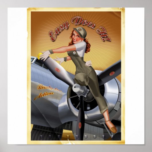 B-17 Meisje Poster (Voorkant)