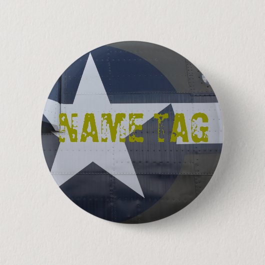 B-17 Naam Tag Button (Voorkant)