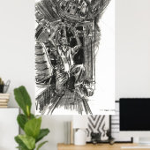 B-17 Radio Gunner 1942 Poster (Thuiskantoor)