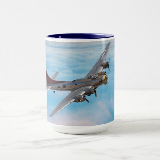 B-17 Vliegen FORT BOMMENWERPER SQUADRON Mok (Midden)