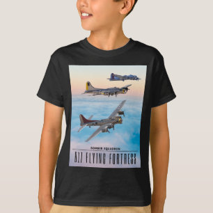B-17 Vliegen FORT BOMMENWERPER SQUADRON T-shirt