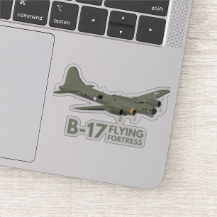 B-17 Vliegende Fort W2 Zware Bommenwerper Sticker