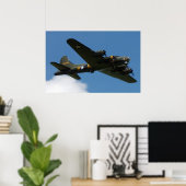 B-17 Vliegende vesting Poster (Thuiskantoor)