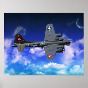 B-17 Vliegende vesting Poster