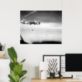 B-17 Vliegende vesting Poster (Thuiskantoor)