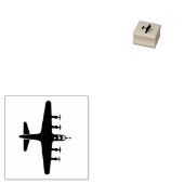  B-17-vliegtuig Rubberstempel (Gestempeld)