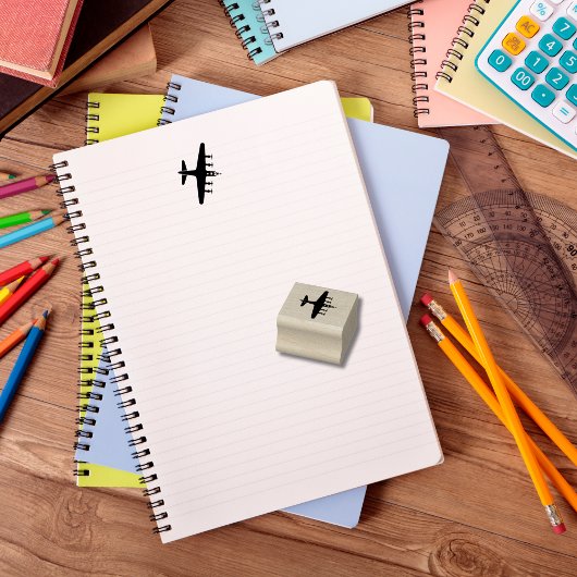  B-17-vliegtuig Rubberstempel