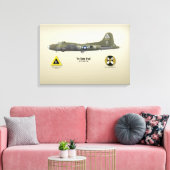B-17 "Ye Olde Pub" Canvas Afdruk (Insitu (Woonkamer))