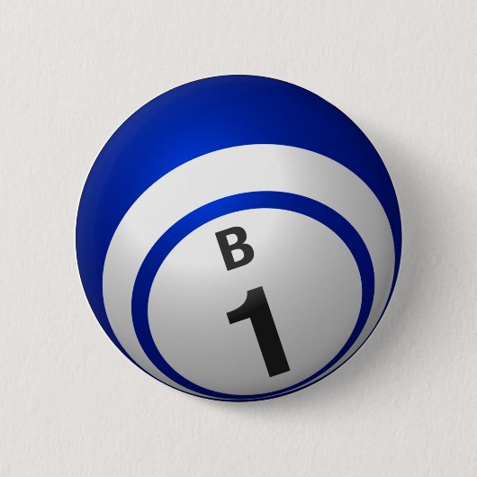 B 1 bingo ronde button 5,7 cm (Voorkant)
