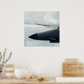 B-1 Bomber- en WWII-strijders Poster (Keuken)