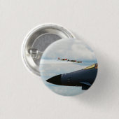 B-1 Bomber- en WWII-strijders Ronde Button 3,2 Cm (Voorkant /achterkant)