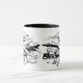 B-1 Lancer 11 oz Ringer Mug (Centre)