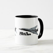 B-1 Lancer 11 oz Ringer Mug (Devant droit)