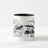 B-1 Lancer 11 oz Ringer Mug (Centre)