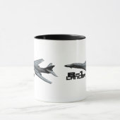 B-1 Lancer 11 oz Ringer Mug (Centre)