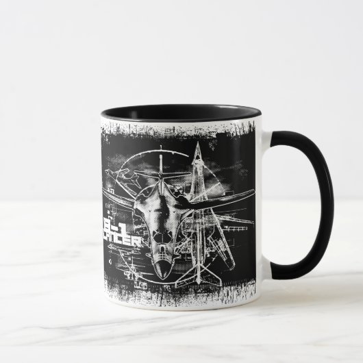 B-1 Lancer 11 oz Ringer Mug (Droite)