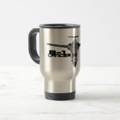 B-1 Lancer 15 oz Mok voor reizen/forensen (Voorkant links)