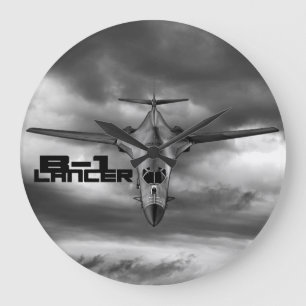 B-1 Lancering-ronde (Large) Wall Clock Grote Klok