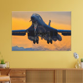 B-1B-LANCER 32x48 Canvas Afdruk (Insitu (Woonkamer))