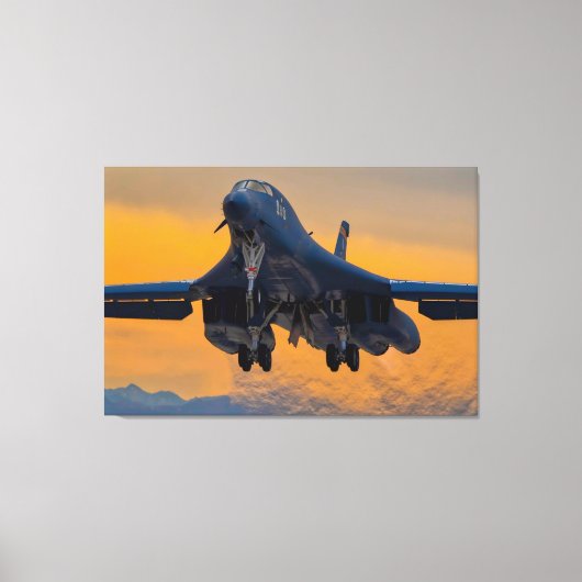 B-1B-LANCER 32x48 Canvas Afdruk (Voorkant)