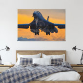 B-1B-LANCER 32x48 Canvas Afdruk (Insitu (Slaapkamer))