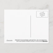 B-1B Lancer Bomber op aarde Briefkaart (Achterkant)