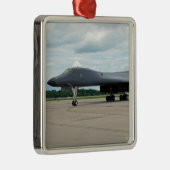 B-1B Lancer Bomber op aarde Metalen Ornament (Rechts)