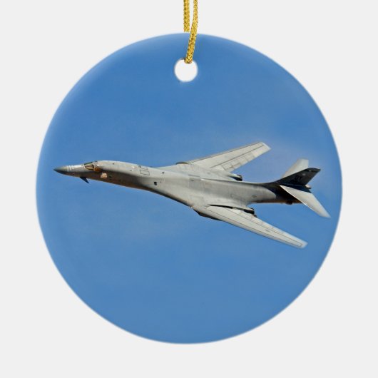 B-1B Lancer Bomber Wings Swept Keramisch Ornament (Voorkant)