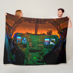 B-1B LANCER COCKPIT FLEECE DEKEN