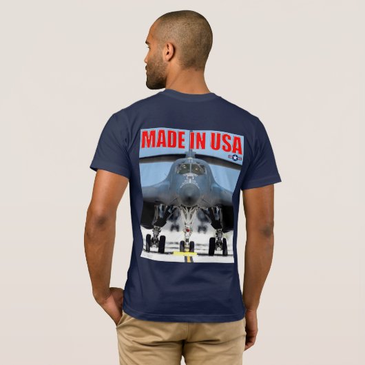 B-1B-LANCER - GEMAAKT IN DE VS T-SHIRT (Achterkant volledig)