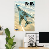 B-1B-LANCER POSTER (Thuiskantoor)