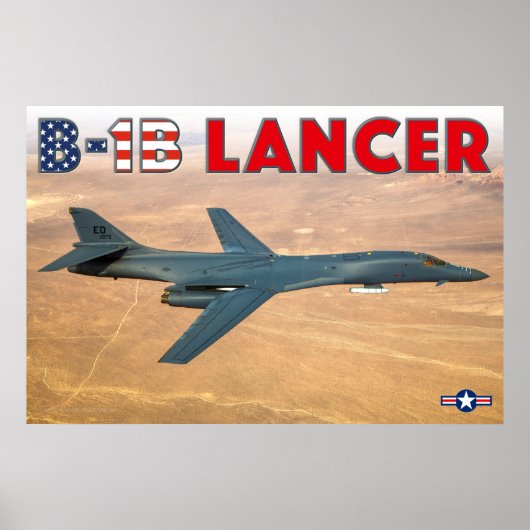 B-1B-LANCER POSTER (Voorkant)