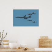 B-1B Lancer Vliegtuig Poster (Keuken)