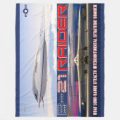 B-21 RAIDER FLEECE DEKEN (Voorkant)
