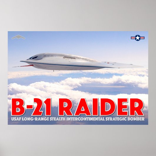 B-21 RAIDER POSTER (Voorkant)