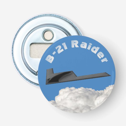 B-21 Raider Stealth Bomber Button Flesopener (Voorkant)
