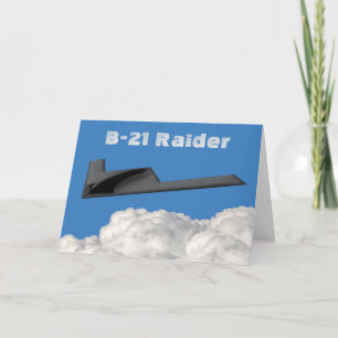 B-21 Raider Stealth Bomber Kaart
