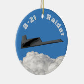 B-21 Raider Stealth Bomber Keramisch Ornament (Rechts)