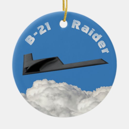 B-21 Raider Stealth Bomber Keramisch Ornament (Voorkant)