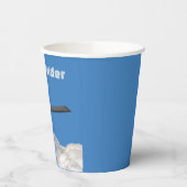 B-21 Raider Stealth Bomber Papieren Bekers (Links)